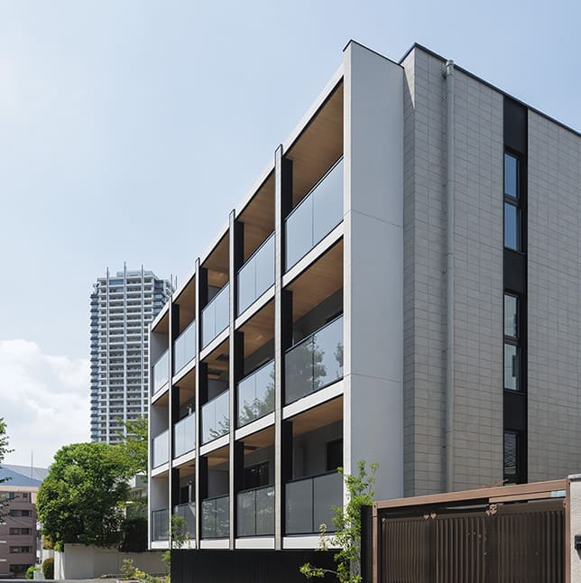 IPSE目黒 南東面外観