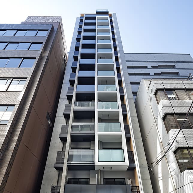 IPSE御成門 北面外観